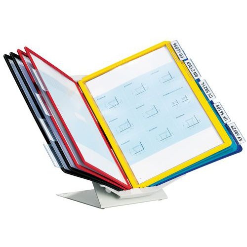 Support pupitre ou mural Vario - Pro - Nb de pochettes:10 - Assorti - Image 2