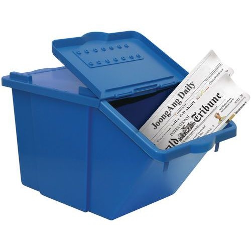 Poubelle HACCP emboîtable - Bleu - Image 2