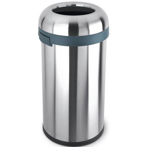Poubelle Simplehuman Bullet-Top 60 L Aluminium - Image principale