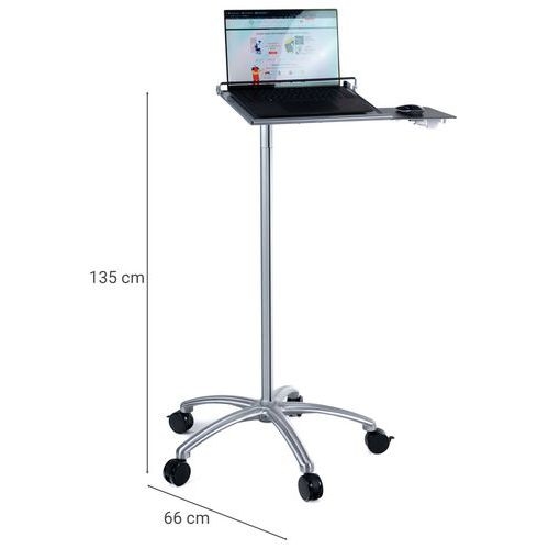 Poste de travail réglable pour ordinateur portable - Manutan - Image 10