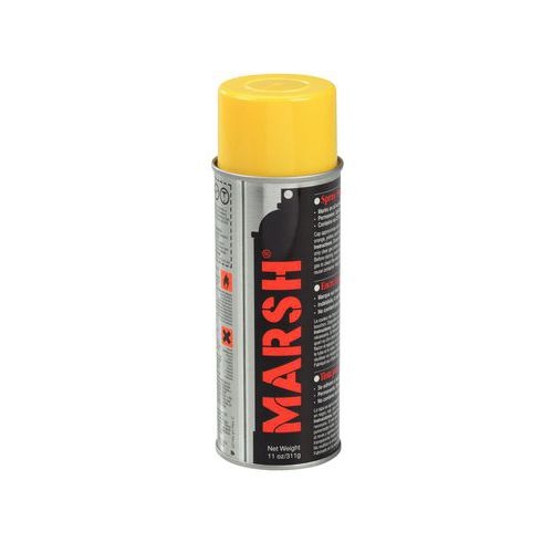Lot de 12 Encre aérosol pour pochoir JAUNE - Image principale