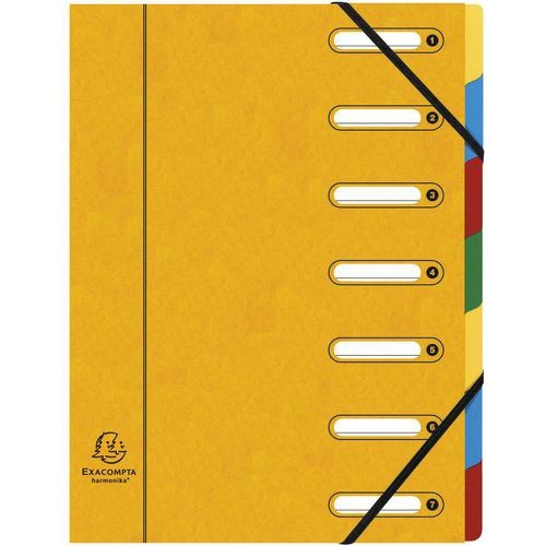 Trieur à fenêtres 7 compartiments - Coloris assortis - Lot de 8 - Image 5