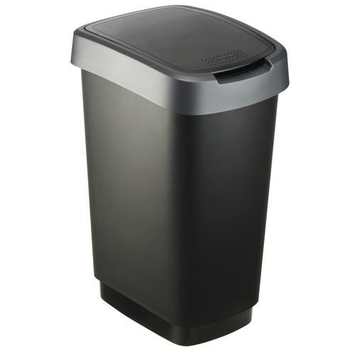 Poubelle Twist 25L noire - Image principale