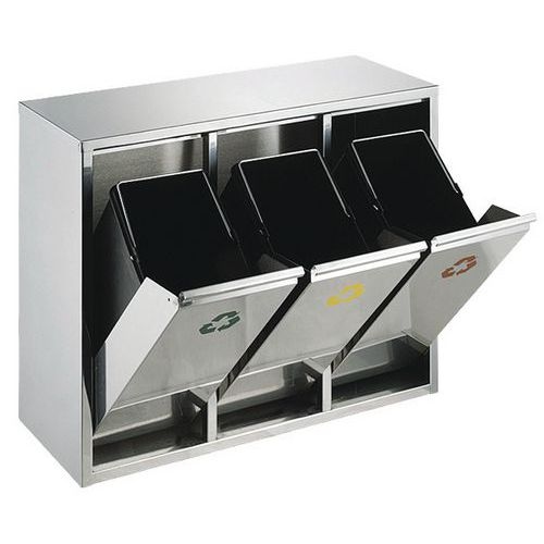 Poubelle tri sélectif 3x8L - Image 3