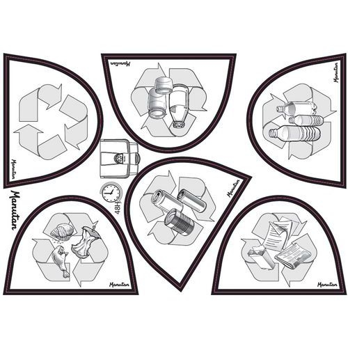 Poubelle agroalimentaire en plastique - 70 L - Manutan Expert - Image 3