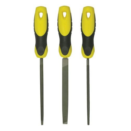 Jeu de 3 limes bâtardes 150mm - Stanley - Image principale