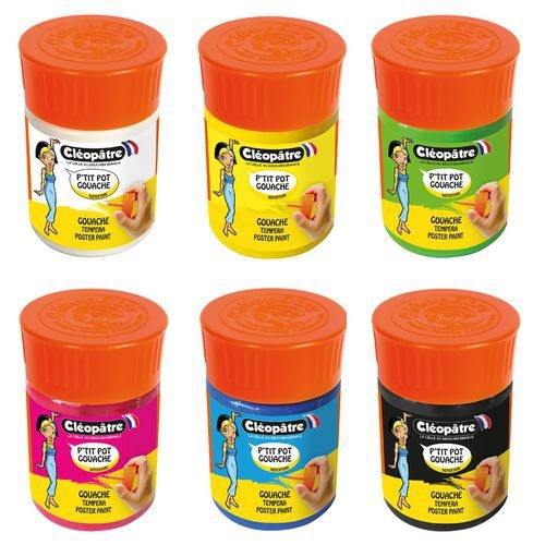 Schoolpack ''cléo-pinceau'' 12x50ml + 6x0.5L recharge - Image 2