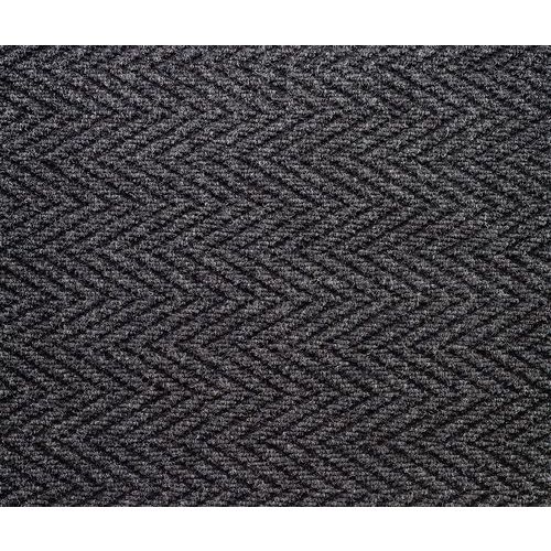 Tapis d'entrée polypropylène à chevrons 150 x 90 cm Anthracite - Image principale