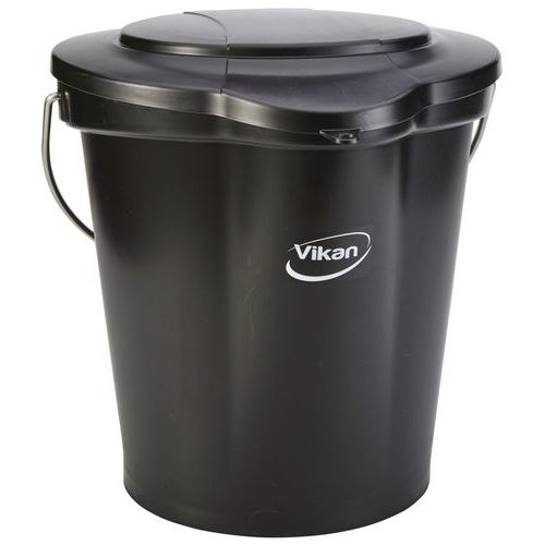 Couvercle pour seau alimentaire gradué - Noir - Image 4