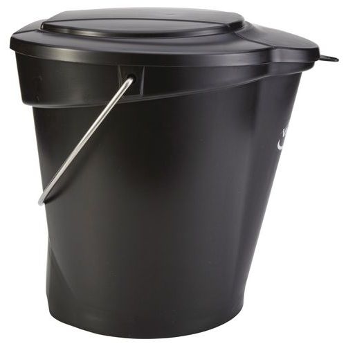 Couvercle pour seau alimentaire gradué - Noir - Image 3