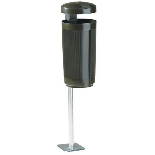 Poubelle extérieure Prima Linea 50 L Brun sienne - Image 2