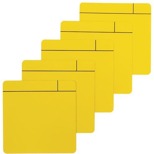 Lot de 5 aimantsean Management Notes Jaune - Image 3