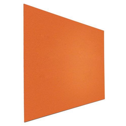 Panneau d'affichage feutre 90 x 120 cm - Sans cadre, Fond coloris : Orange - Image principale