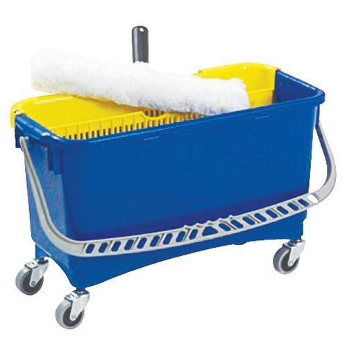 Seau 20 l sur roulettes pour lavage vitres - Image 2
