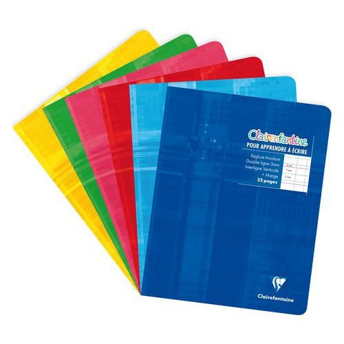 Cahier 90g 32 pages 3mm 17x22 cm - Image principale