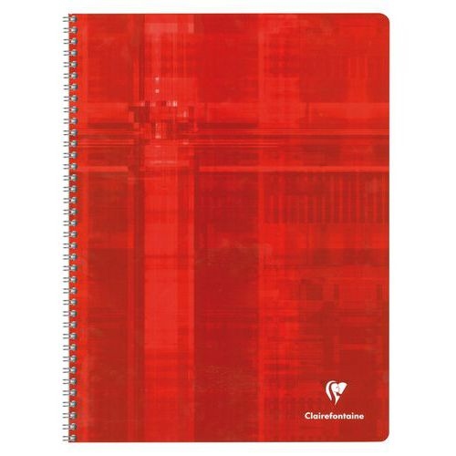 Cahier reliure hélicoïdale 90g 100 pages seyes 24x32 cm - Image 4