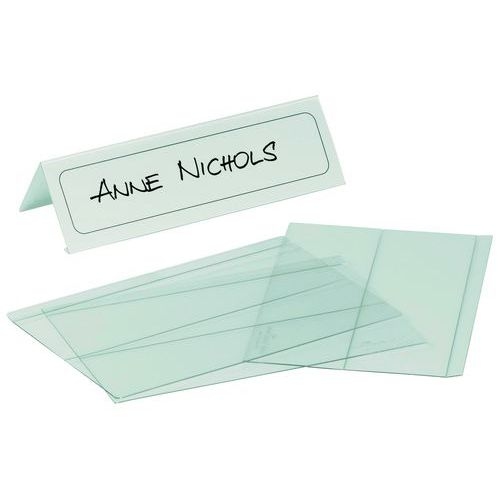 10 Porte Noms Chevalets 61 x 210 mm - Image 2