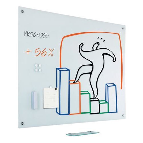Tableau magnétique en verre Glass2write - Smit Visual - Image principale