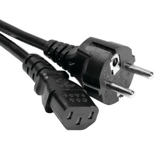 Cordon d'alimentation PC CEE7 droit / C13 noir - 3,0 m - Image principale