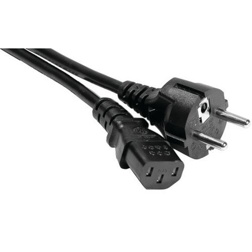 Cordon d'alimentation PC CEE7 droit / C13 noir - 5,0 m - Image principale