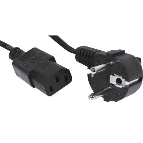 Cordon d'alimentation PC CEE7 / C13 noir - 7,5 m - Image principale