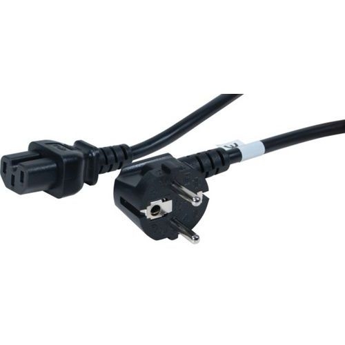 Cordon secteur CEE7 / C15 noir - 1,8 m - Image principale