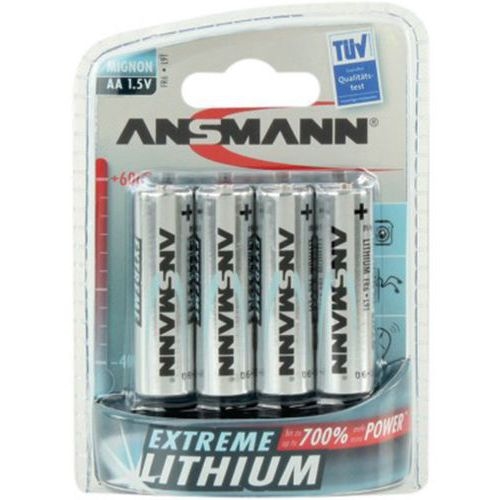 Lot de 4 piles lithium 1512-0002 FR06 / AA - Image principale