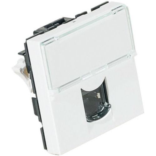 Plastron mosaic 45X45 1 port RJ45 cat 6 stp - Image principale