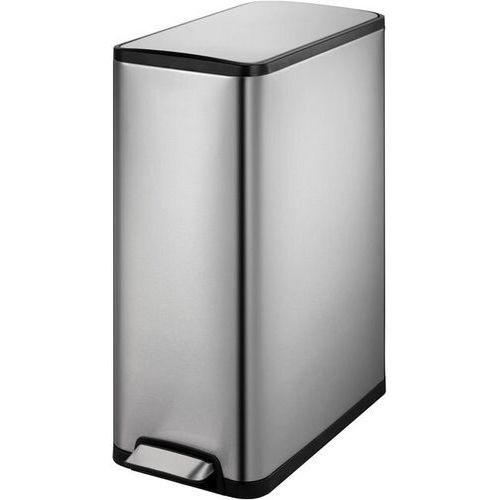 Poubelle à pédale Ecoslim Step Bin 20+20 L EKO inox mat - Image principale