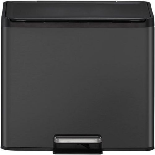 Poubelle à pédale Essential Recycler Step Bin 20+9 L noir - Image principale
