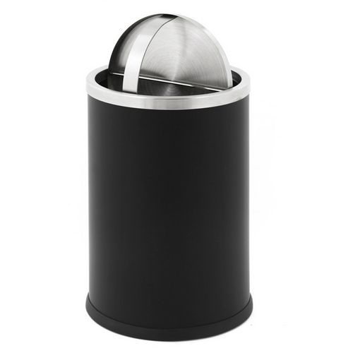 Corbeille à papier Swing - 10 L, Coloris : Noir - Image 3