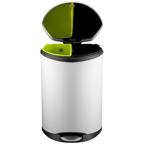 Poubelle Shell pour le tri sélectif 44L, Matériau : Acier inox - Image 5