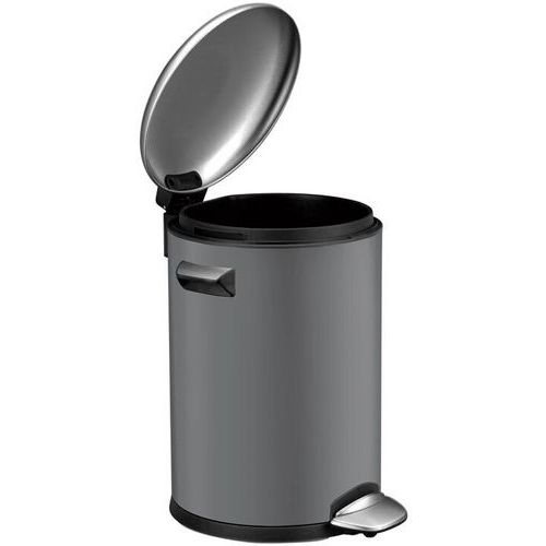 Poubelle à pédale Belle Deluxe 5 L  - EKO, Coloris : Gris - Image 2