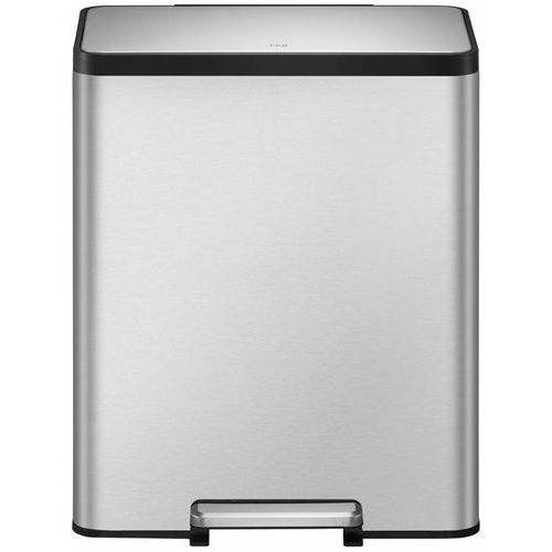 Poubelle à pédale Ecocasa II Recycling Step Bin 36+24 L inox - Image 6