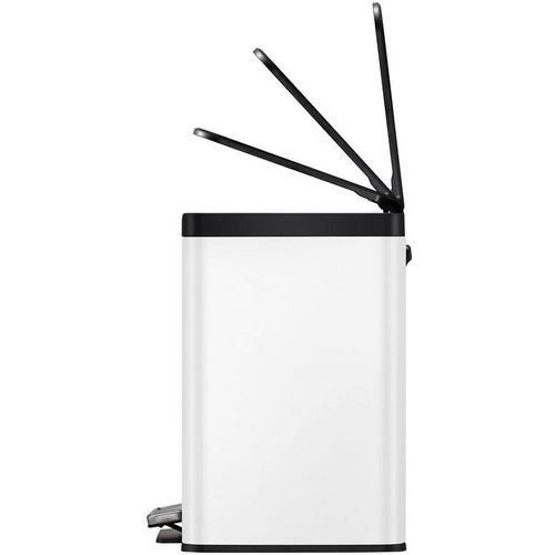 Poubelle à pédale Essential Recycler Step Bin 15+15 L blanc - Image 6