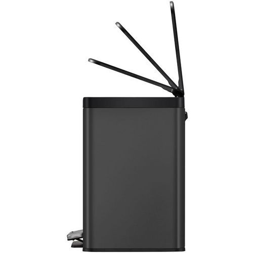 Poubelle à pédale Essential Recycler Step Bin 20+9 L noir - Image 8