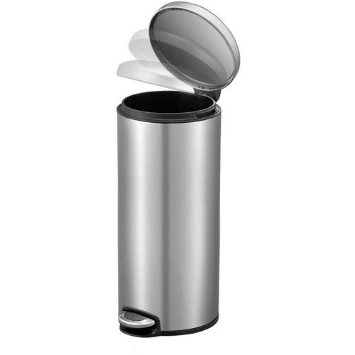 Poubelle à pédale Maggey 30L inox mat - Image 7