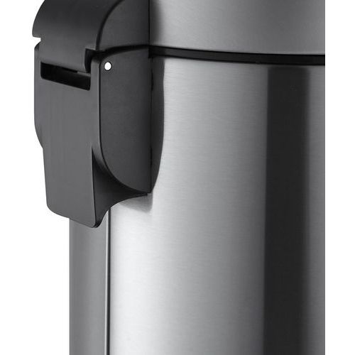 Poubelle à pédale Maggey 30L inox mat - Image 8
