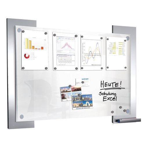 Panneau d'informations Look - H:84 cm x L: 106 cm - Argent - Image 2
