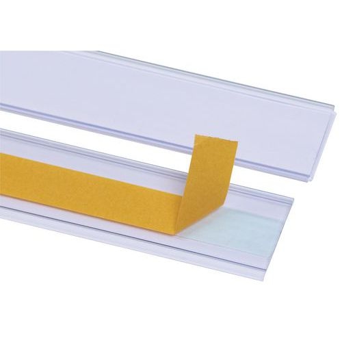 Porte-étiquette transparent - Autoadhésif - Manutan Expert - Image 8