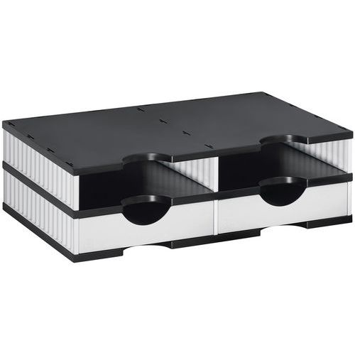 Système de rangement à tiroirs modulables Styrodoc Duo Set - Image principale