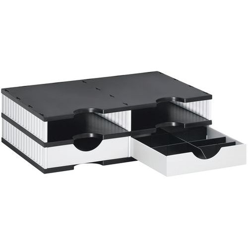 Système de rangement à tiroirs modulables Styrodoc Duo Set - Image 2