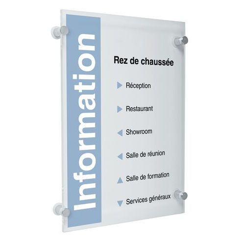 Crystal Sign - Plaque de porte A3 Portrait - Image 2