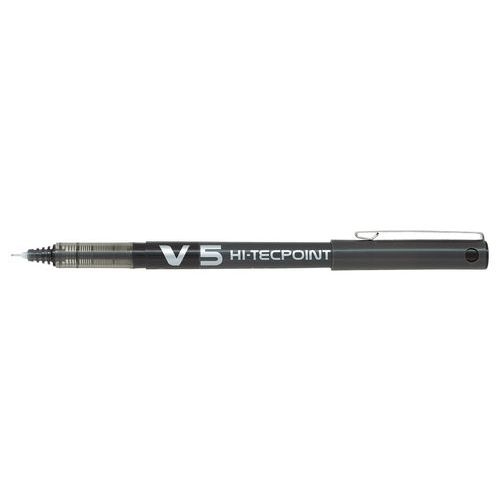 Roller Hi-Tecpoint V5 Pilot pointe aiguille extra fine 0.5 mm - noir - Image principale