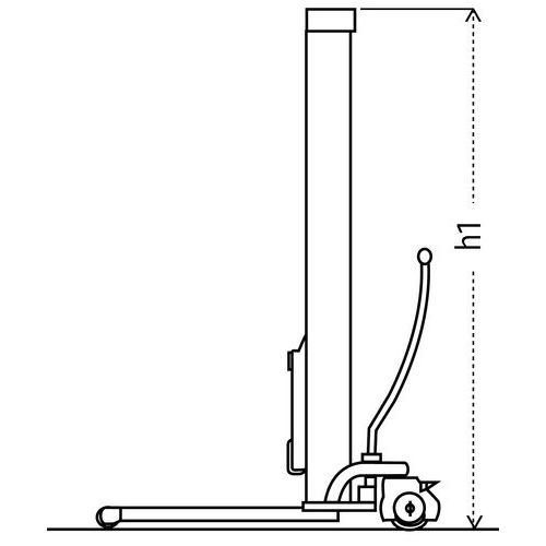 Gerbeur Kléos HM 1000 S16 - Capacité 1000 kg - Kleos - Image 2