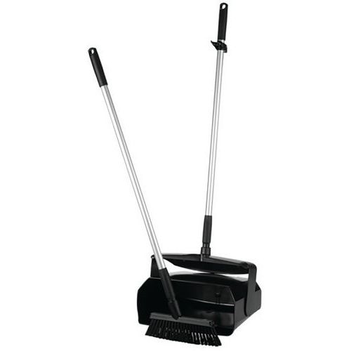 Lot de 4 Kit pelle balai, 370 mm, Noir - Image principale