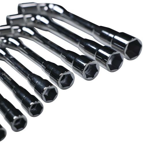 Jeu de 9 clés à pipe débouchées 6x12 pans - Manutan - Image 6