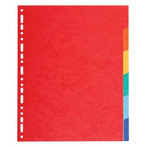 Lot de 50 Intercalaires carte 220g 6 positions - a4 maxi - Image principale