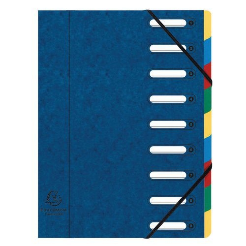 Lot de 6 Trieur harmonika® à fenêtres avec élastiques 9 compartiments - Image principale