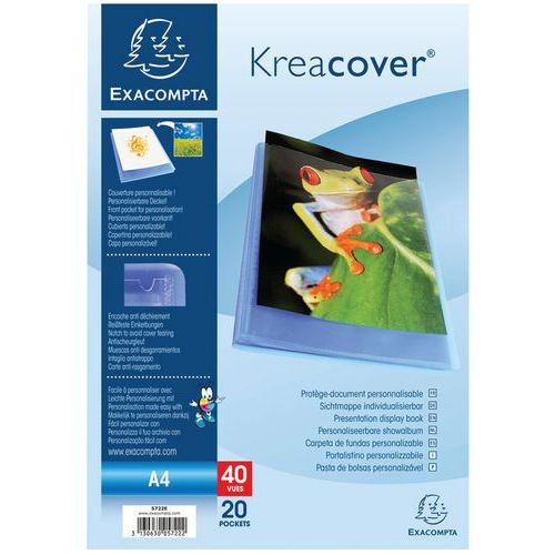 Protège-documents en PP semi rigide kreacover® 40 vues A4 - Image 3